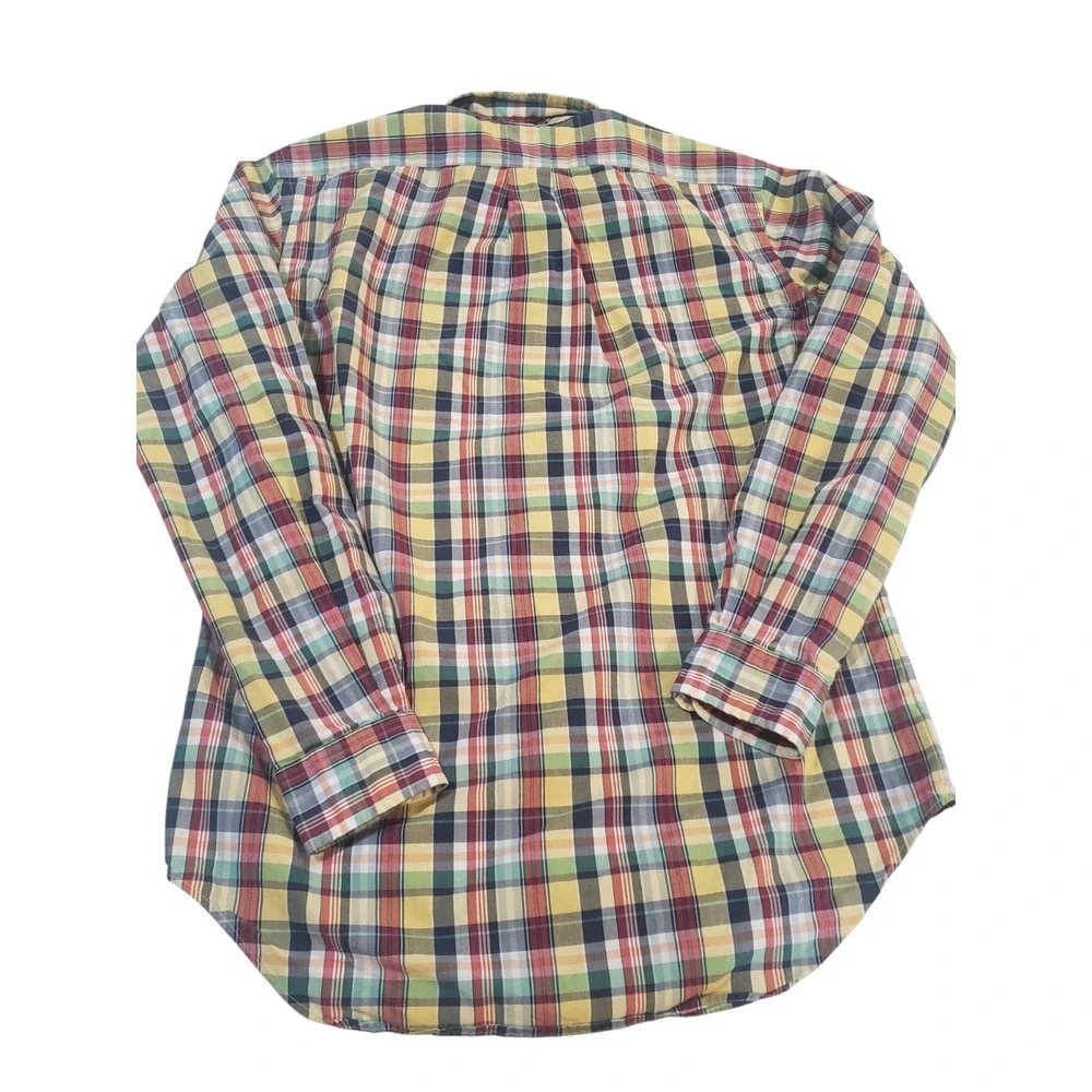 Ralph Lauren‎ Button Up Long Sleeve Shirt Mens Multicolor S Plaid Classic Fit